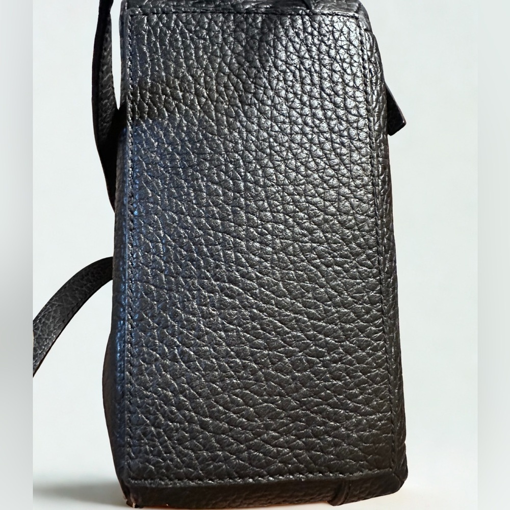 Kate Spade Textured Black Backpack with Gold Accents - Picture 6 of 8